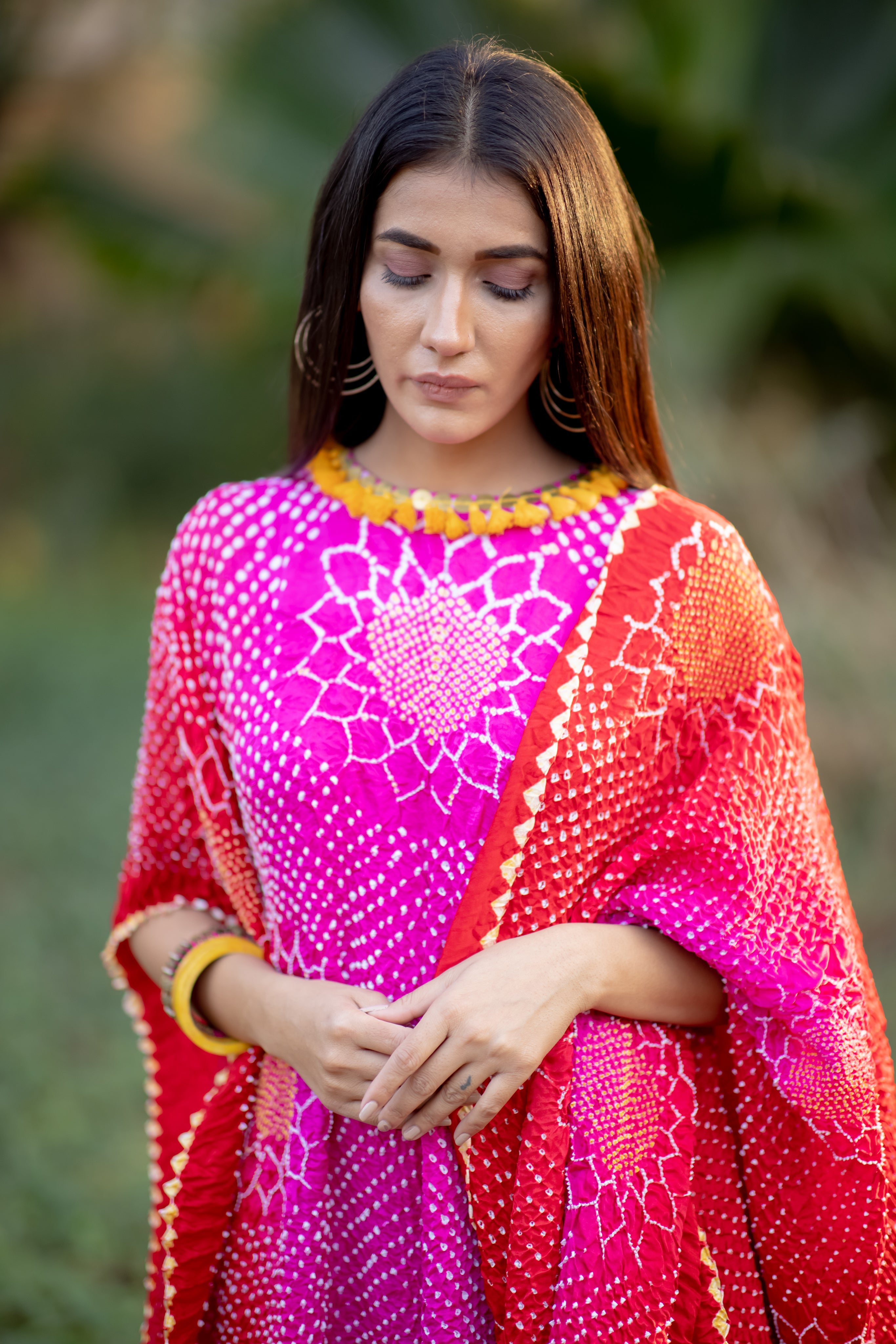 DRAPE DRESS - VALLEY OF FLOWERS
