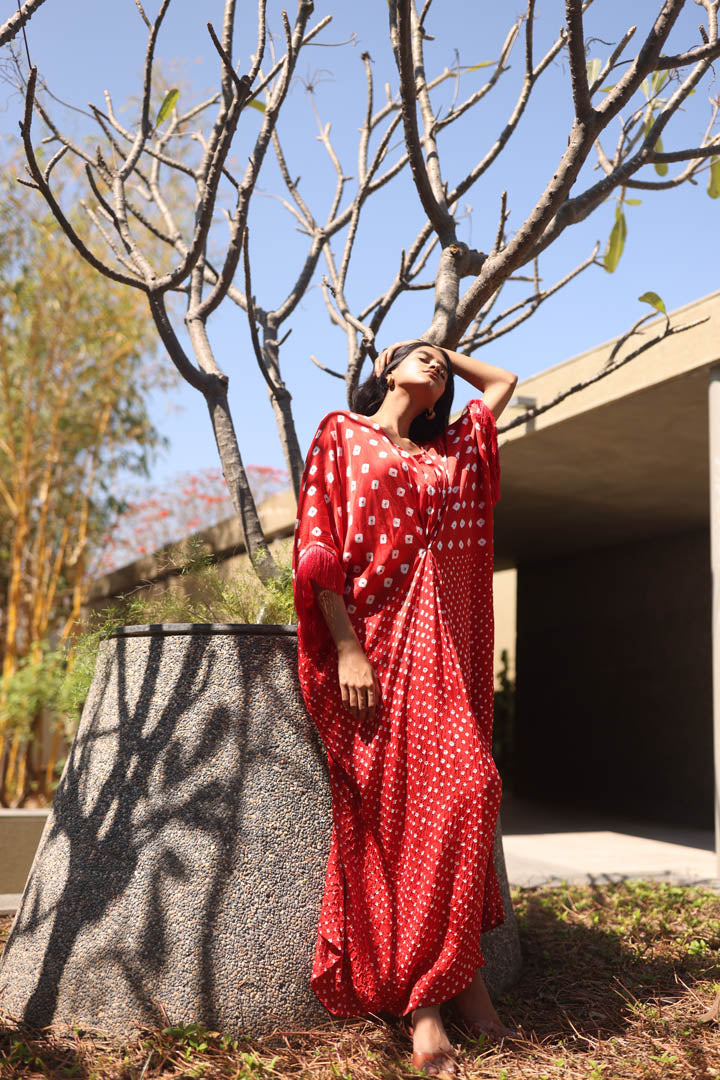 FRINGE KAFTAN