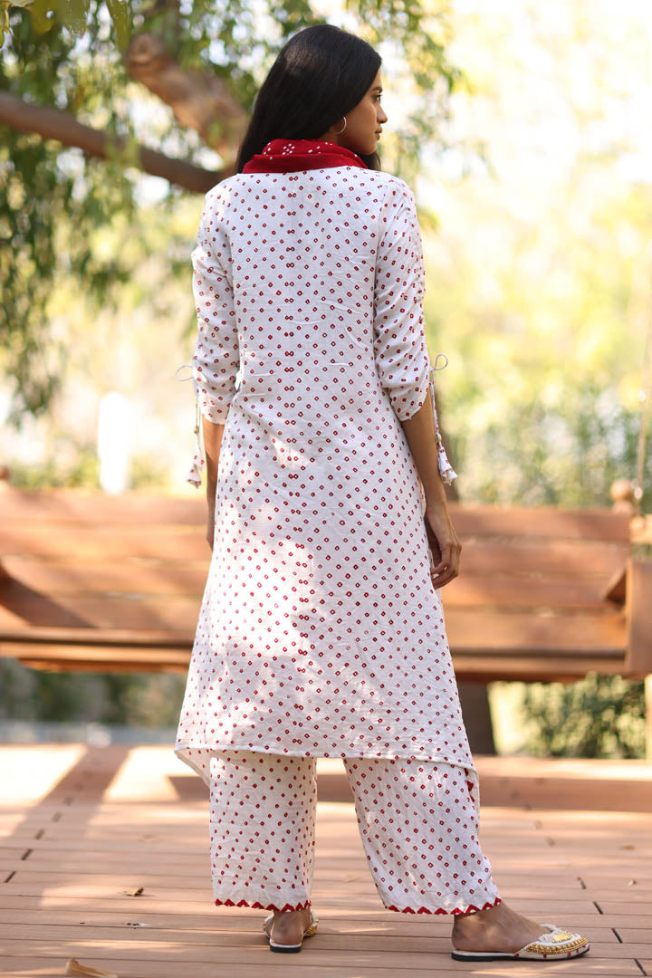 2 PC COWL KURTA SET