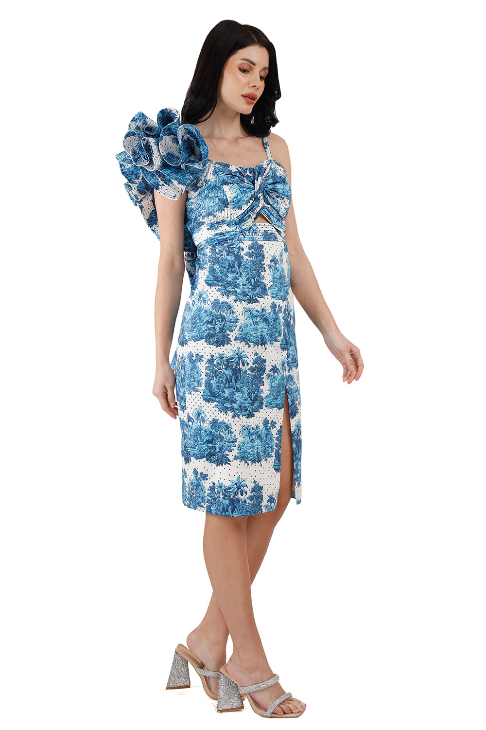 Cotton Silk - Blue Moroccan