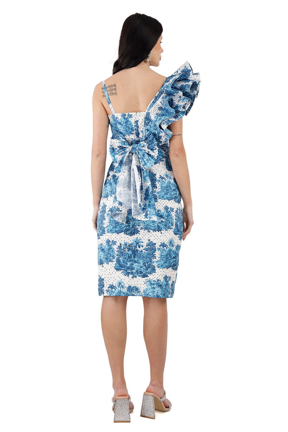 Cotton Silk - Blue Moroccan