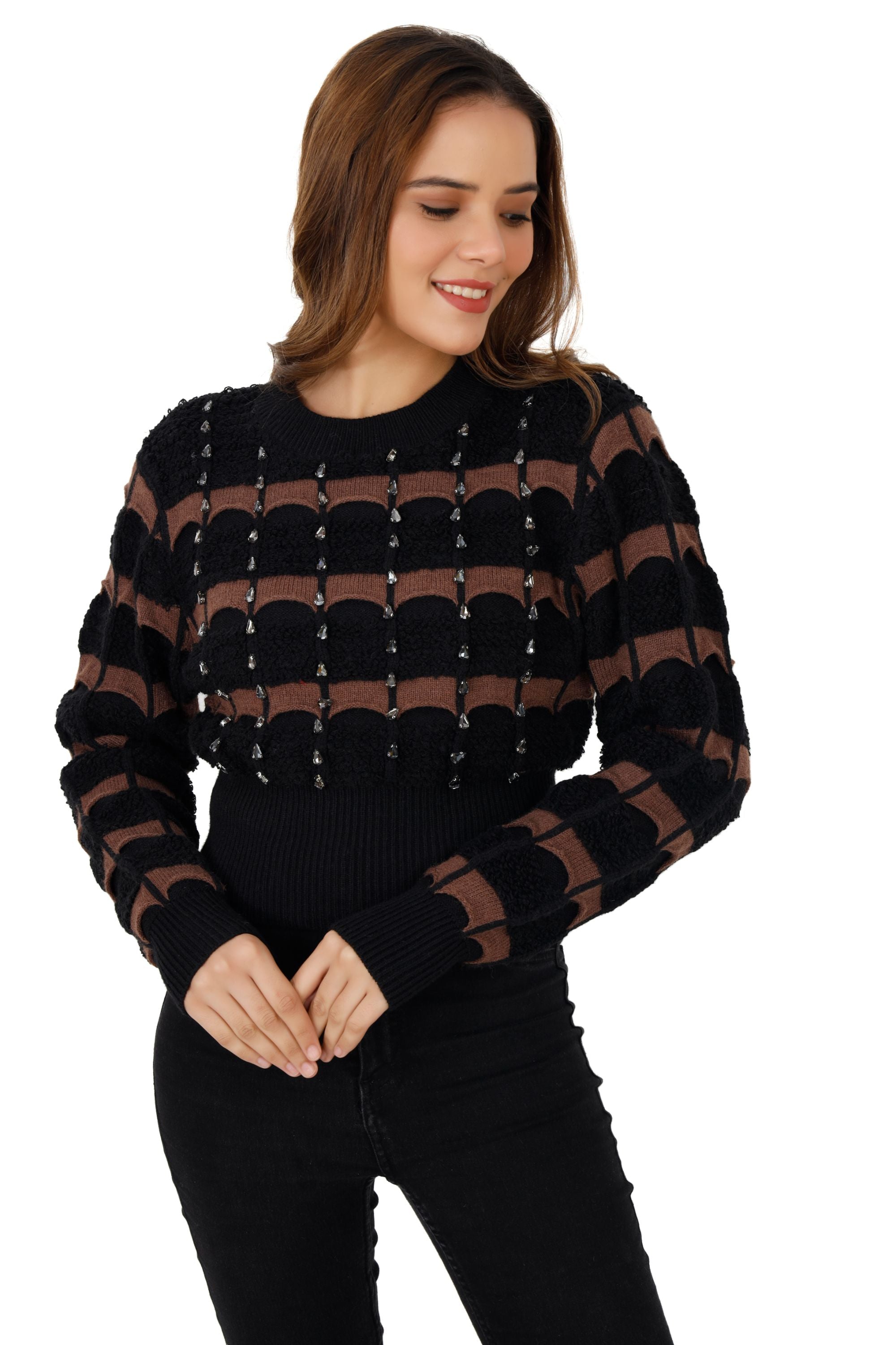 Black & Brown Woollen
