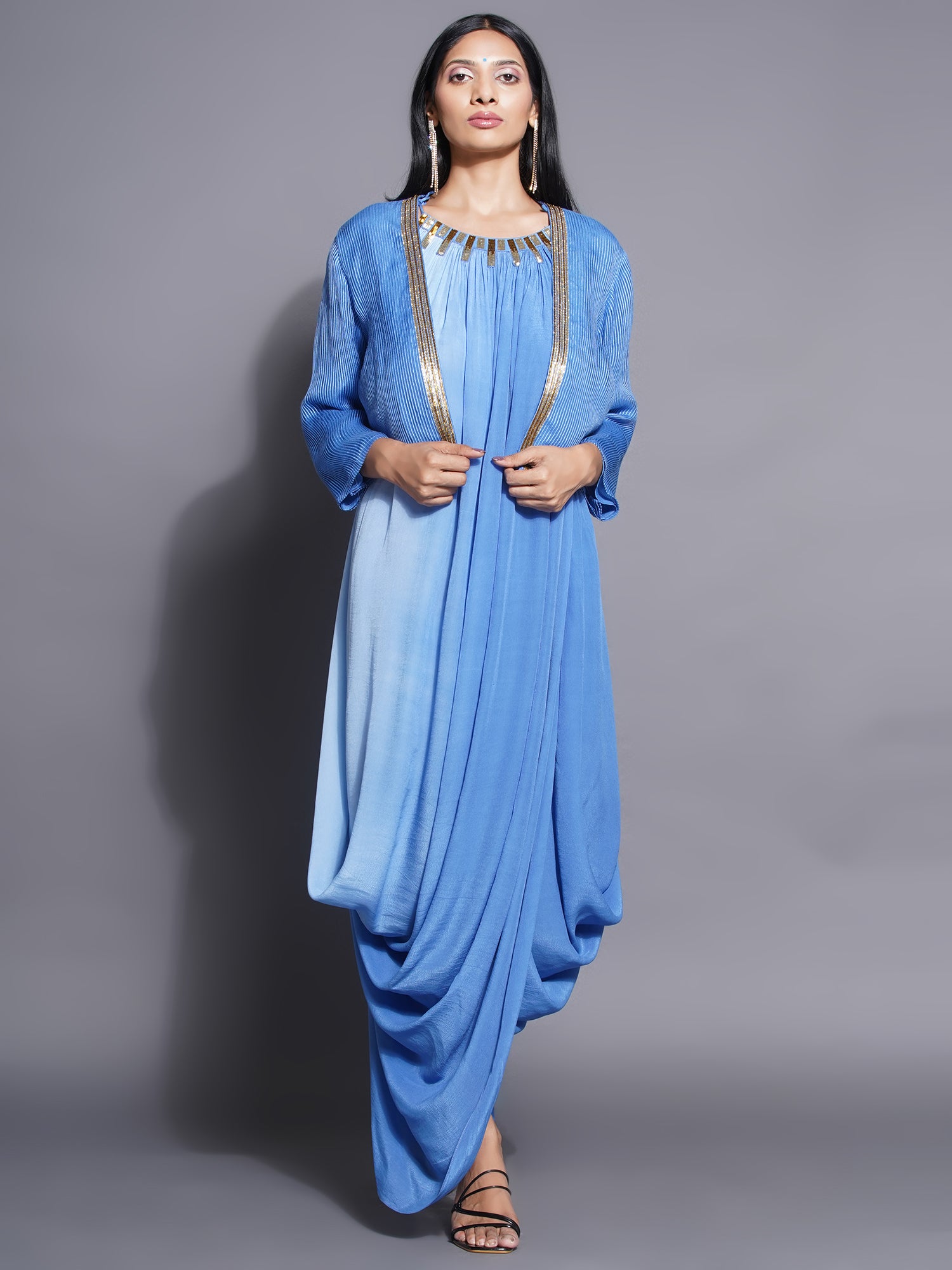 DRESS + SLIP + JACKET