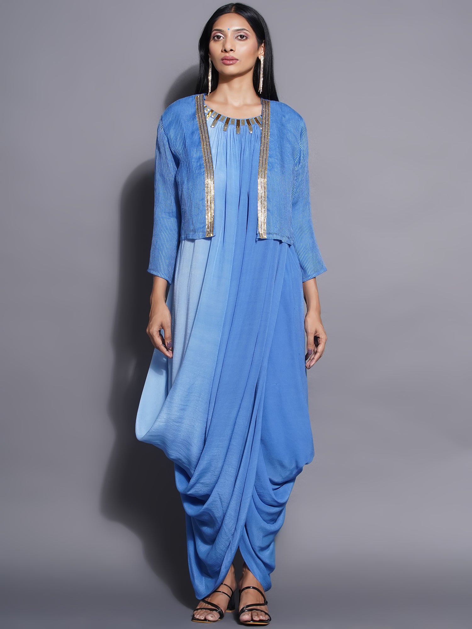 DRESS + SLIP + JACKET