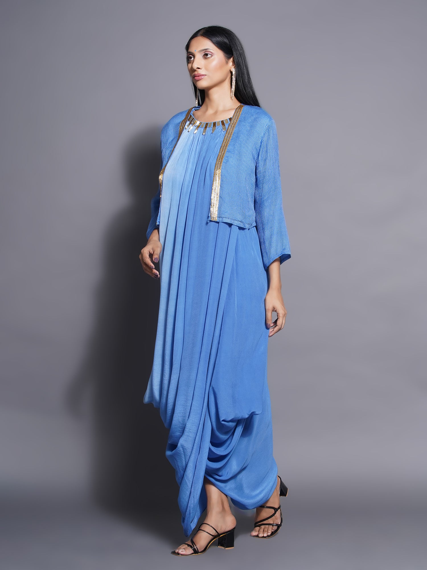 DRESS + SLIP + JACKET