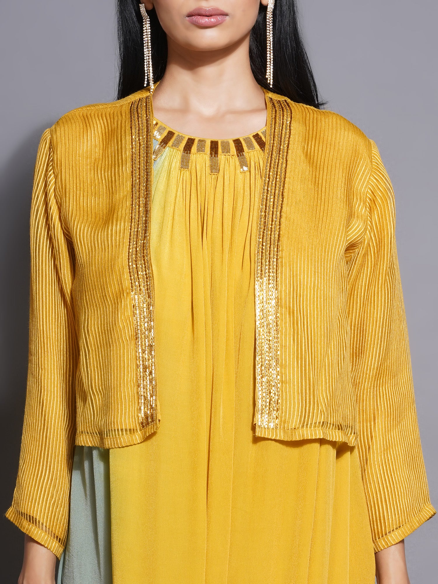 DRESS + SLIP + JACKET