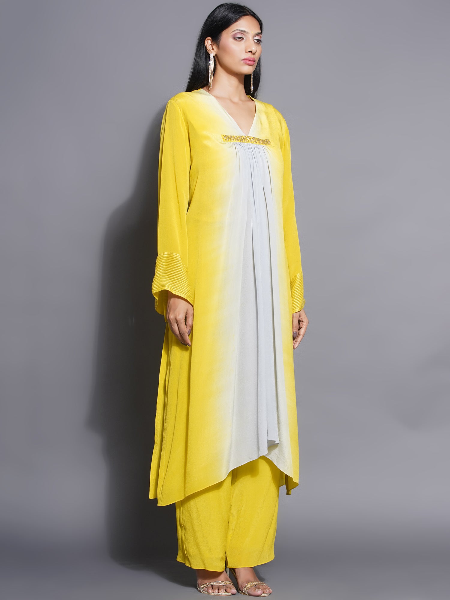 DRESS + SLIP + PALAZZO