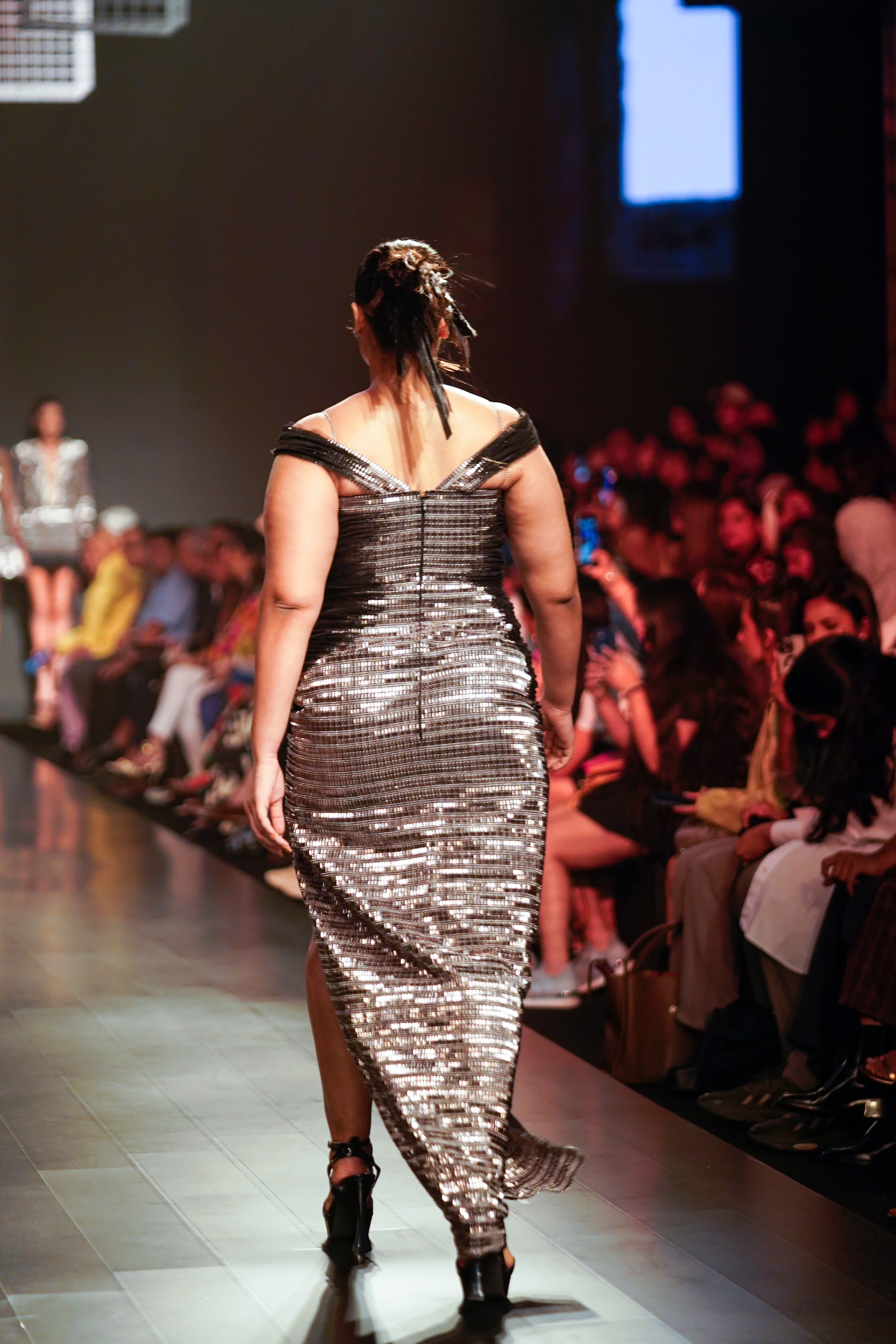 SCINTILLA RUFFLE GOWN