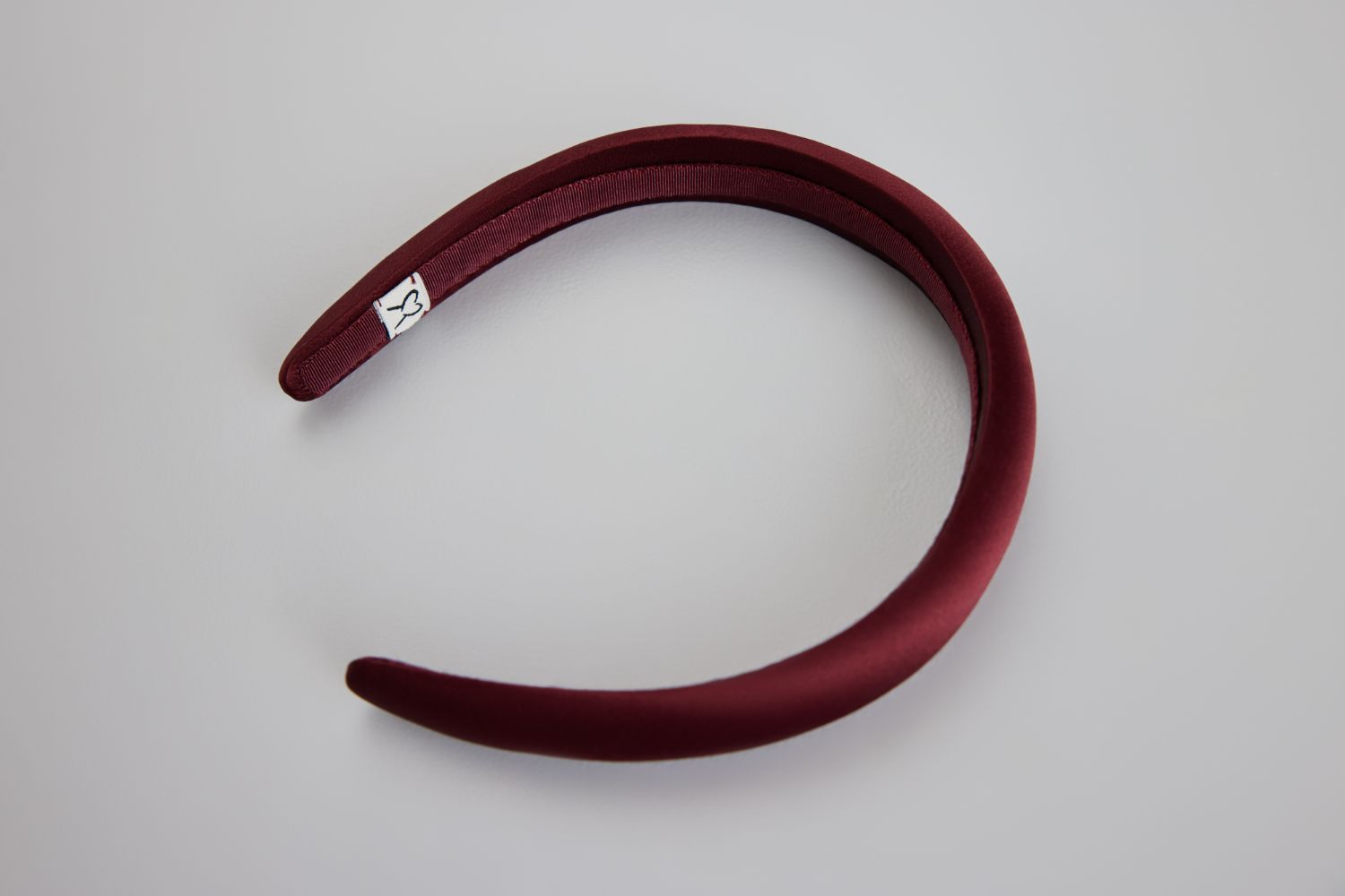 Burgundy Silk Headband