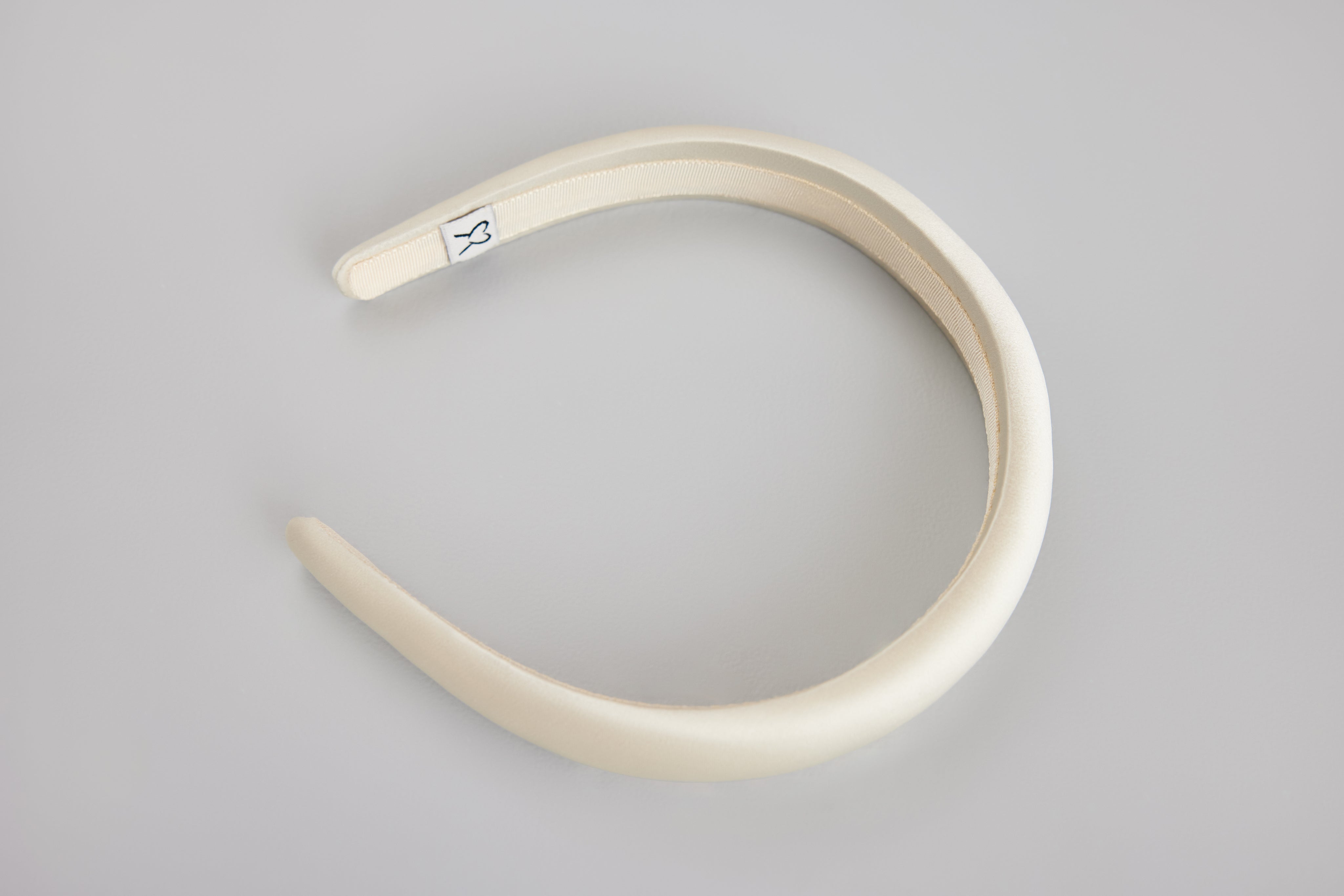 Cream Silk Headband