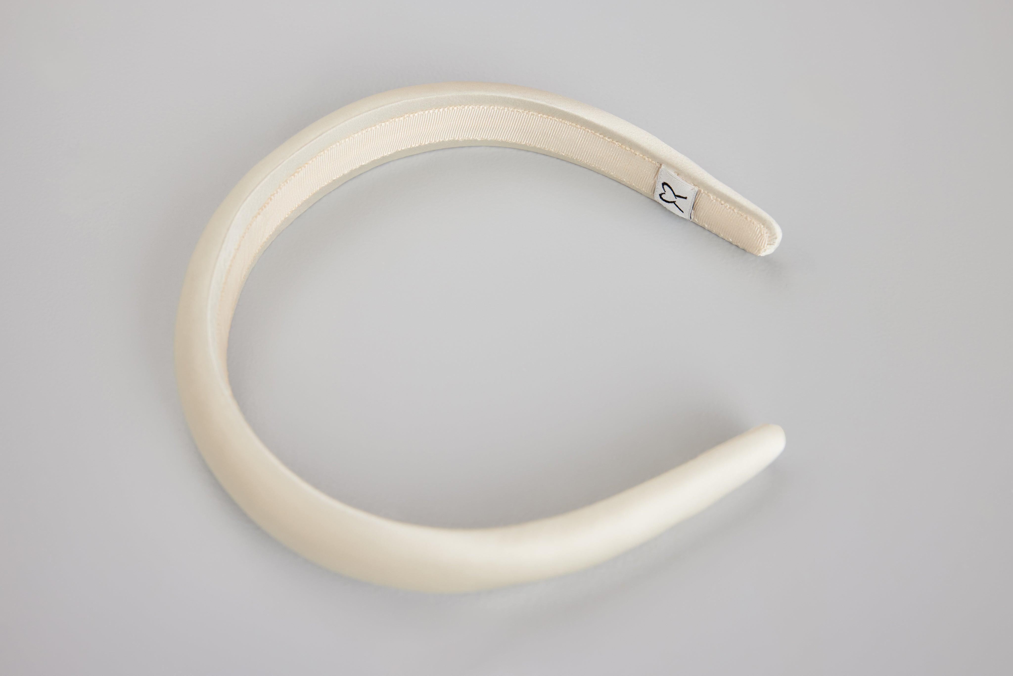 Cream Silk Headband