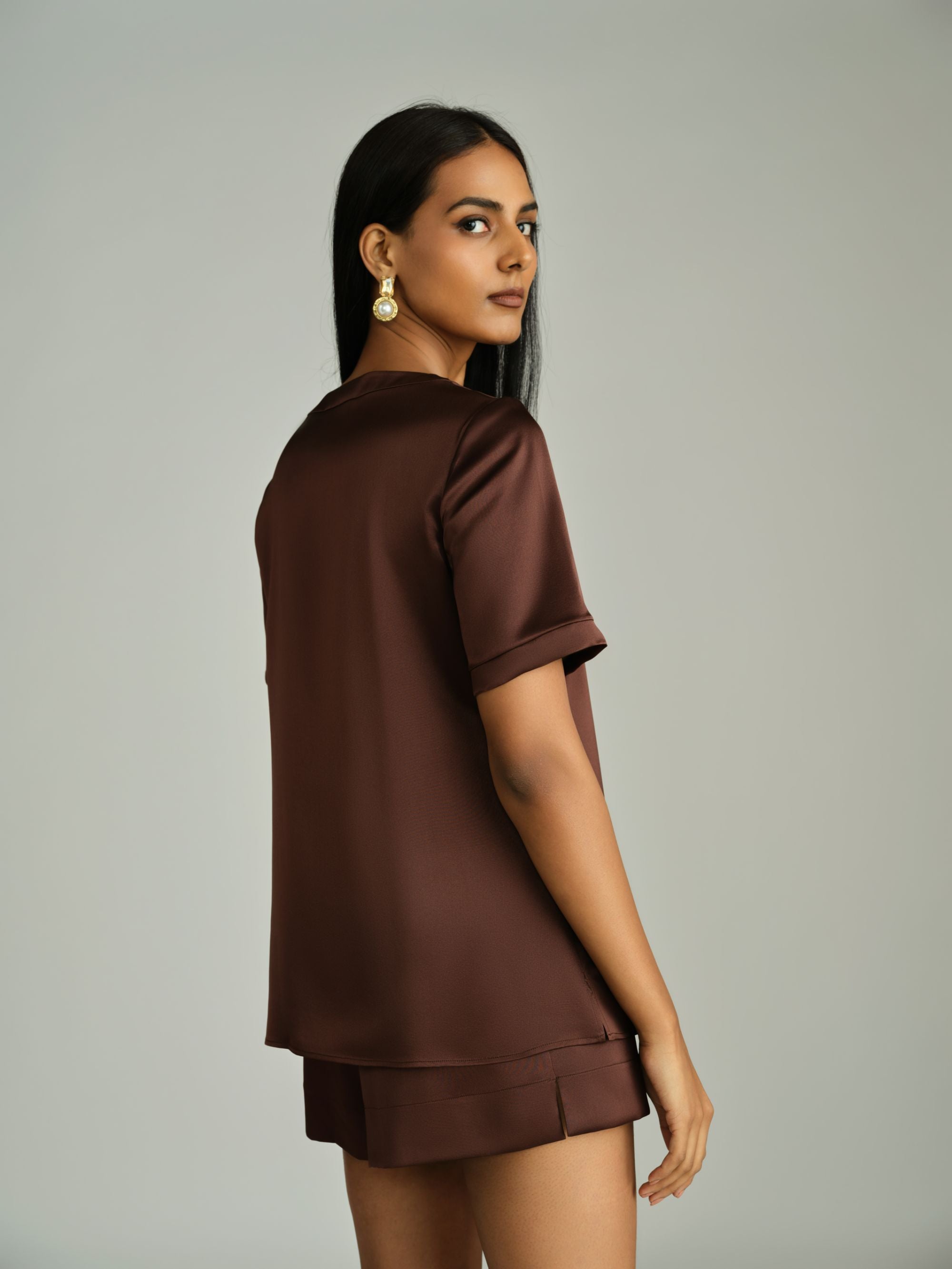 Espresso Silk T-shirt
