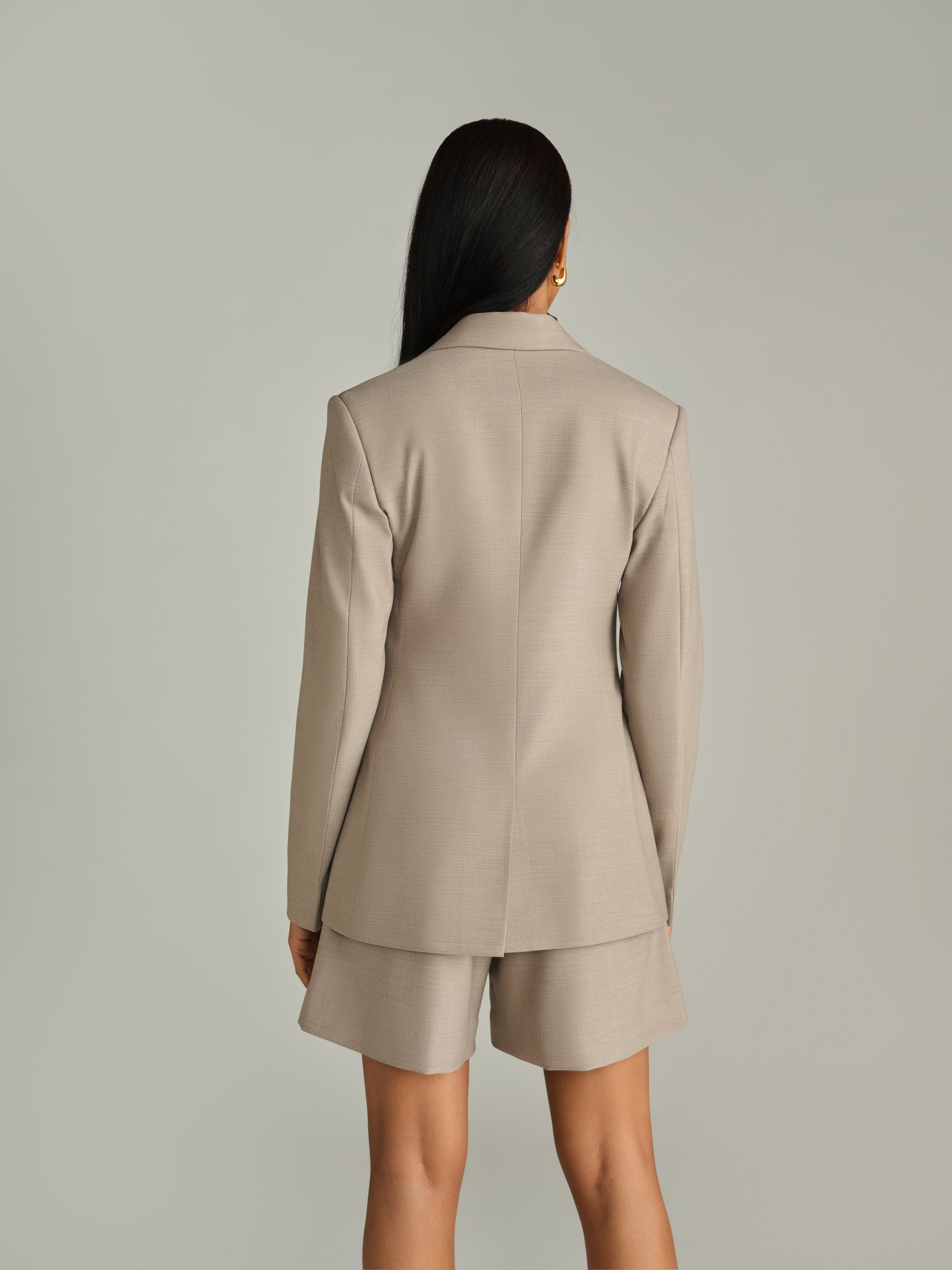 Tobacco Suiting Blazer