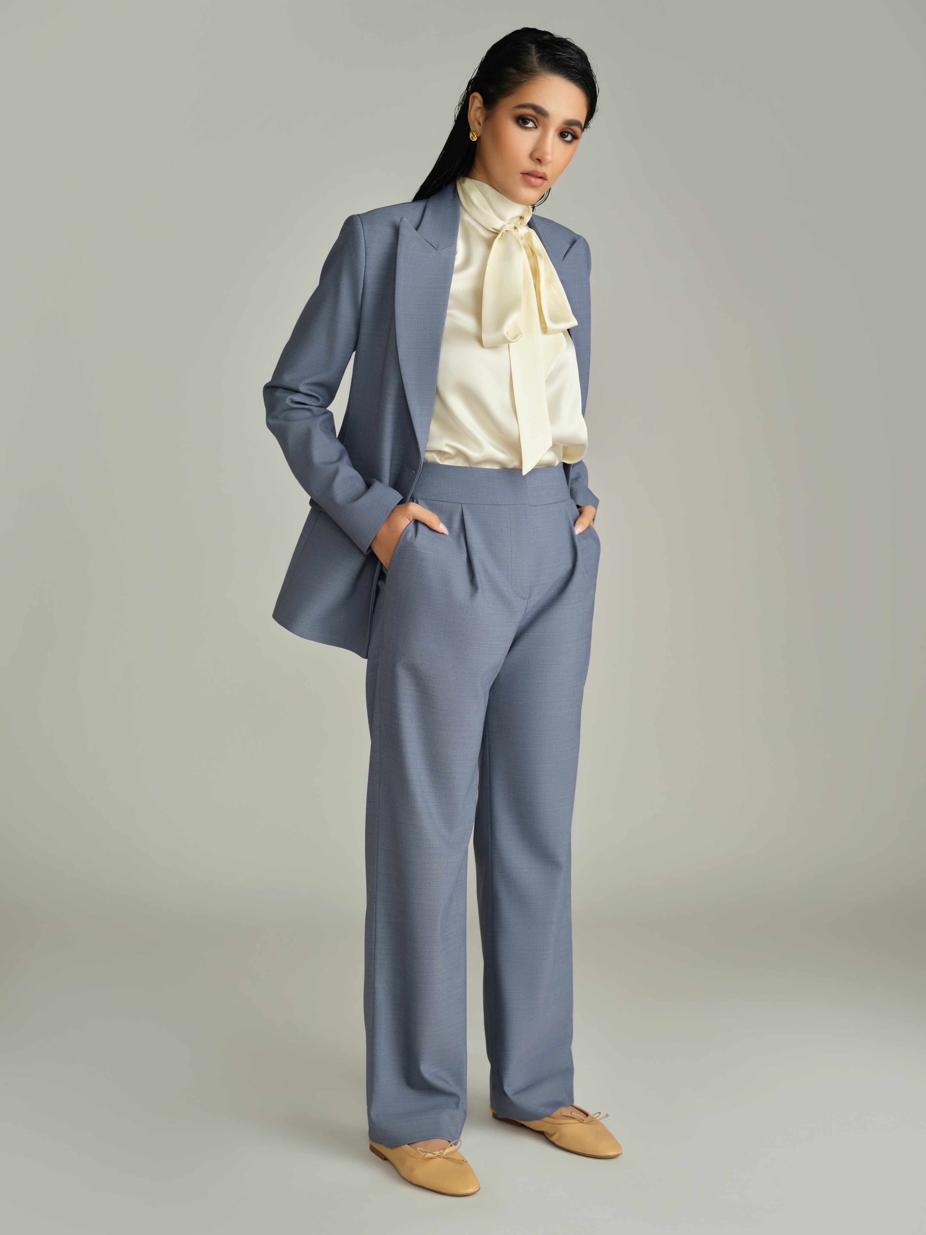 Blue Suiting Blazer