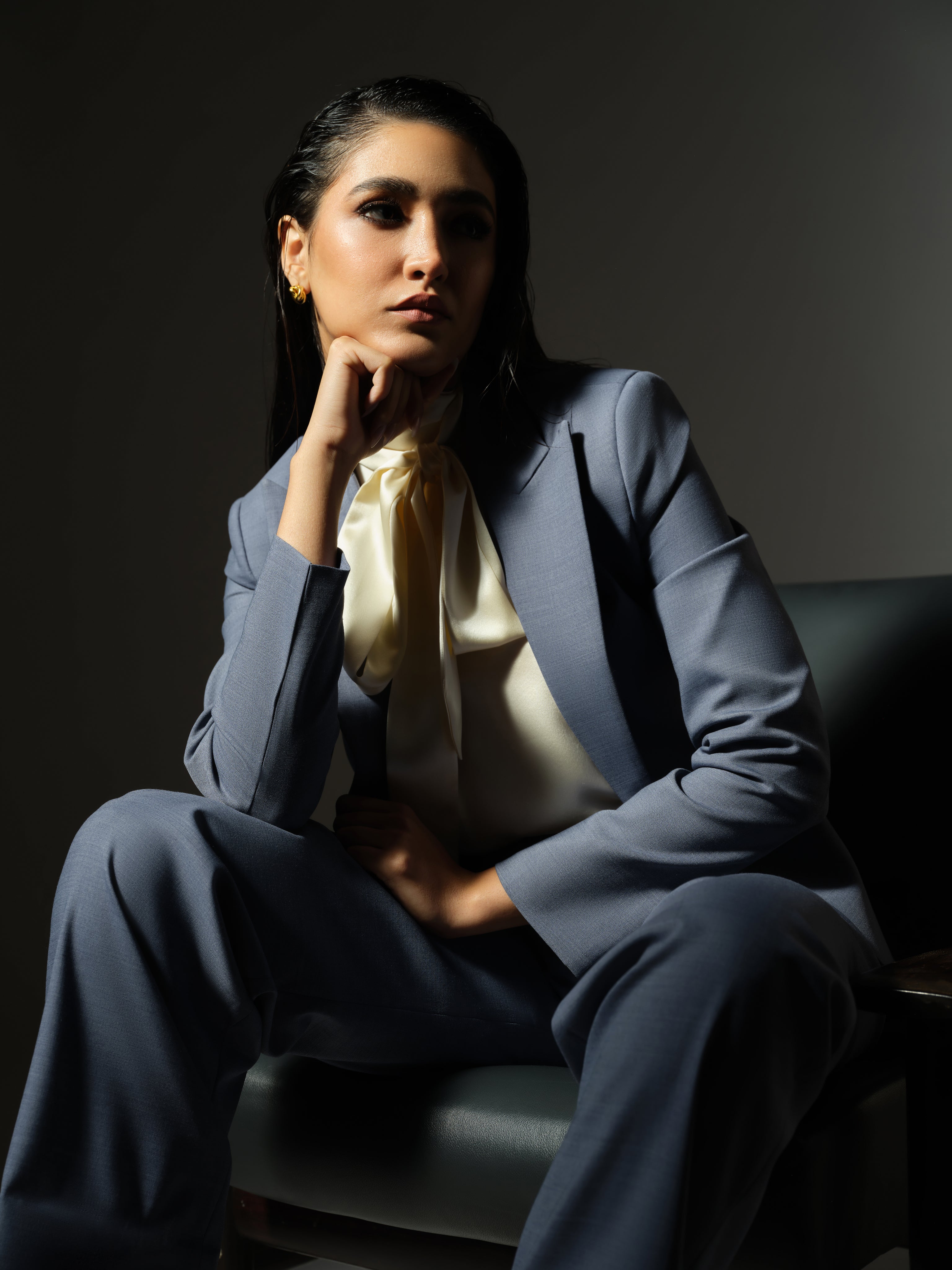 Blue Suiting Blazer