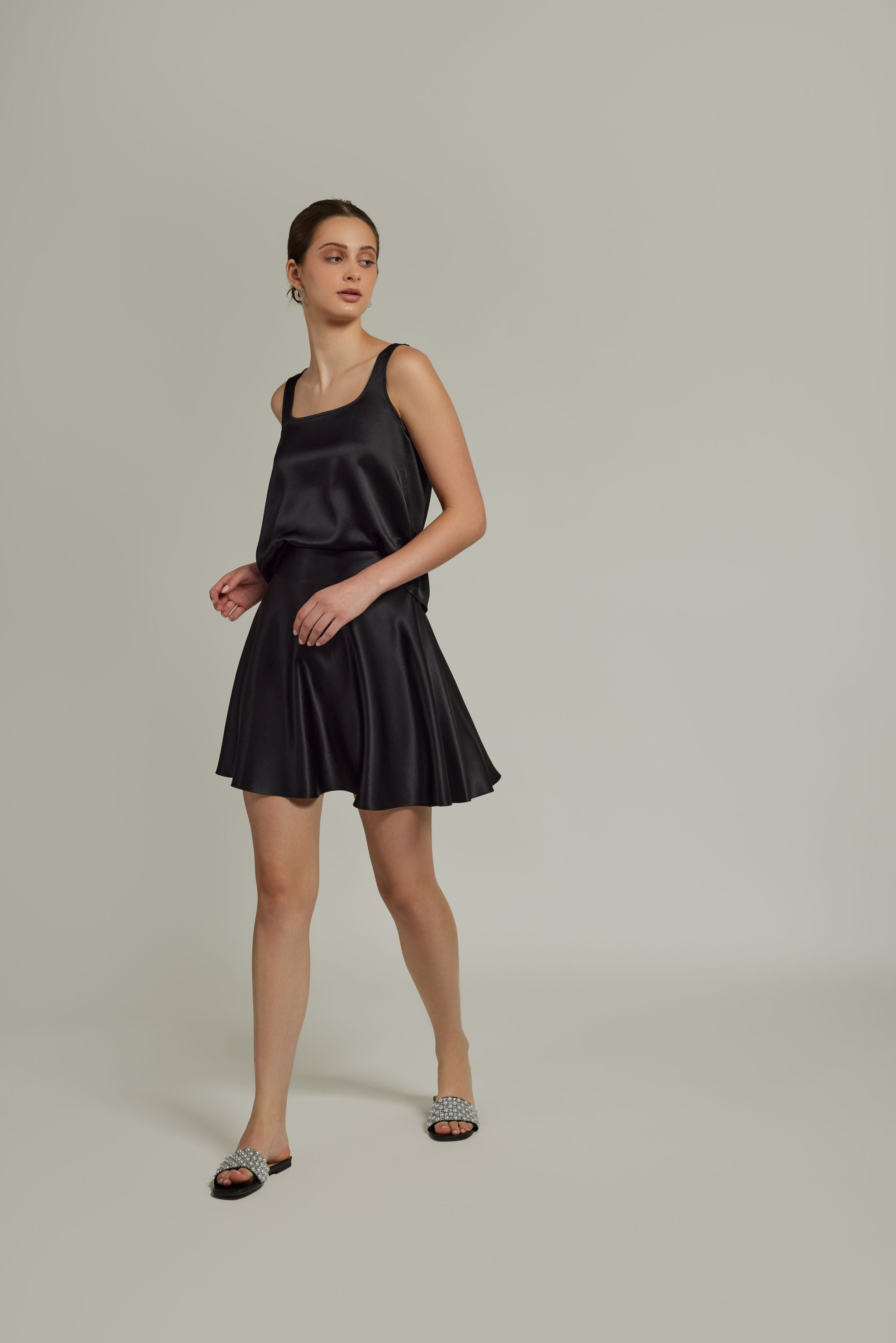 Black Silk Camisole