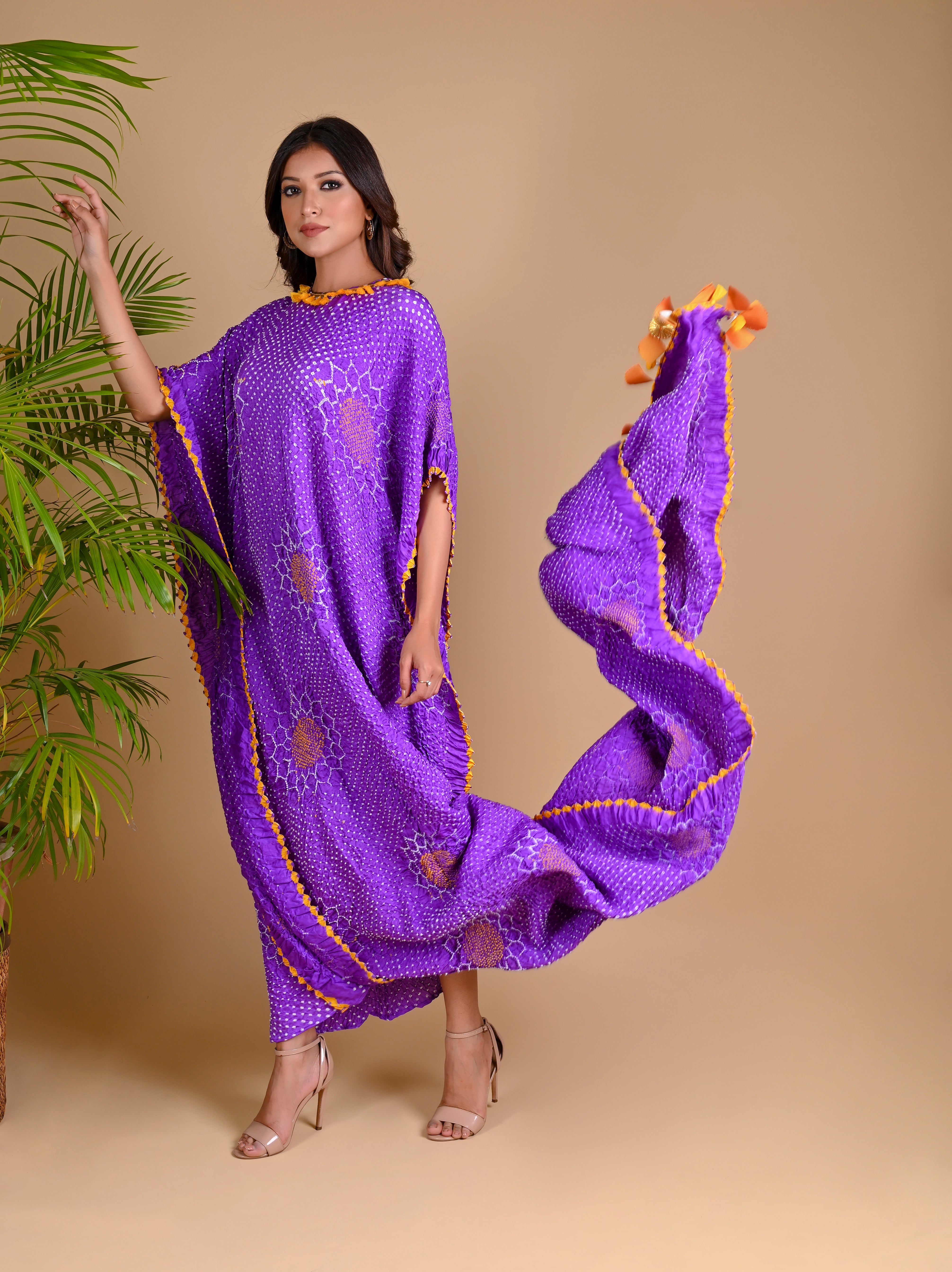 DRAPE DRESS - VALLEY OF FLOWERS