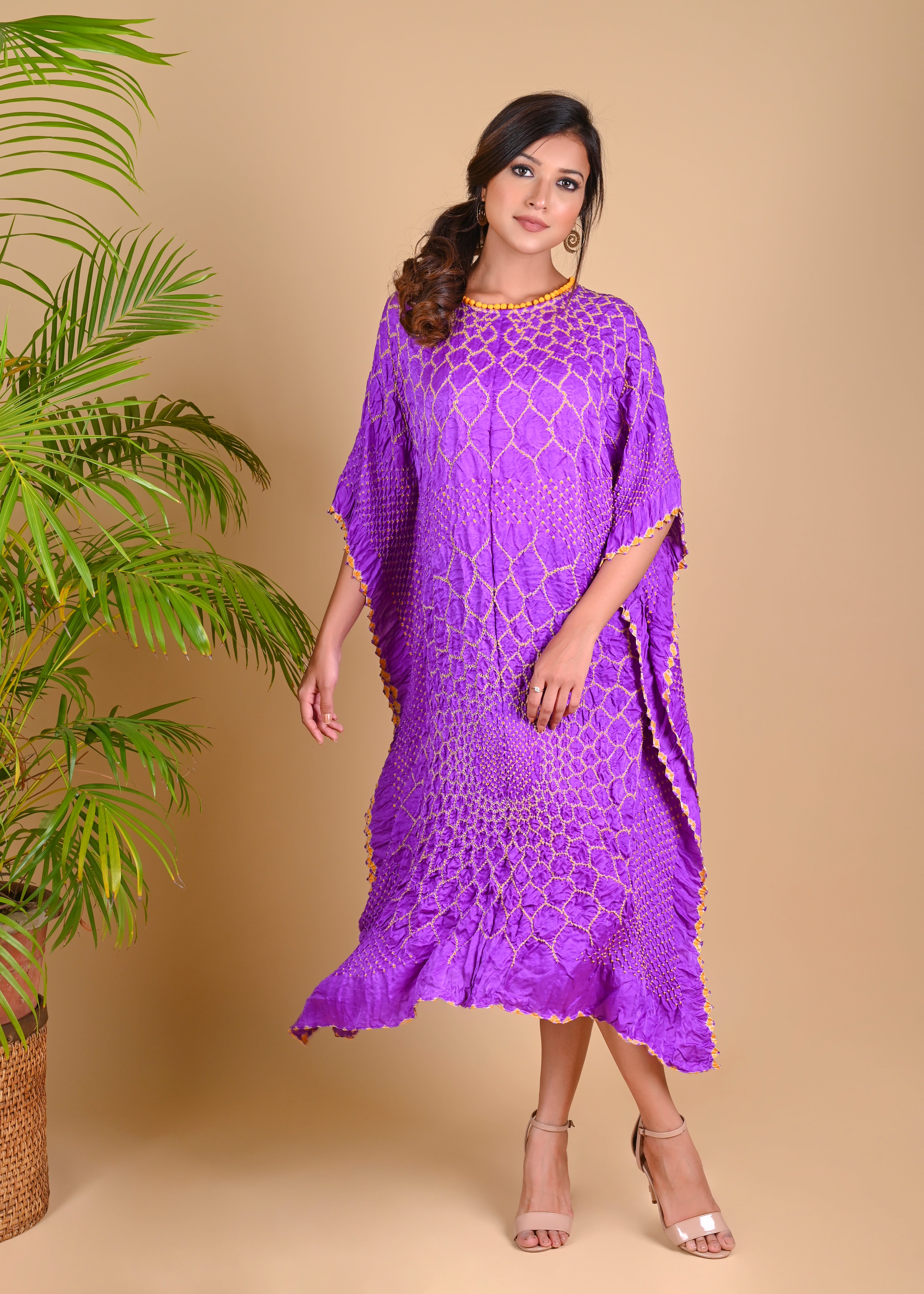 THREE FLOWERS KAFTAN
