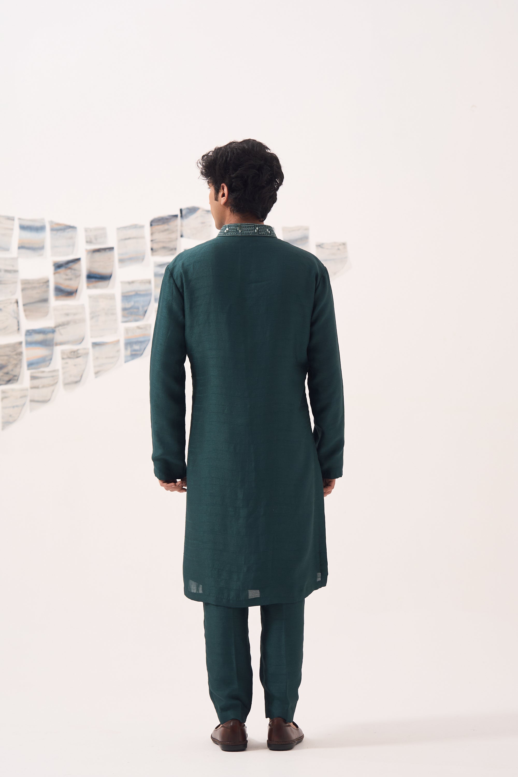 Green Kurta Set