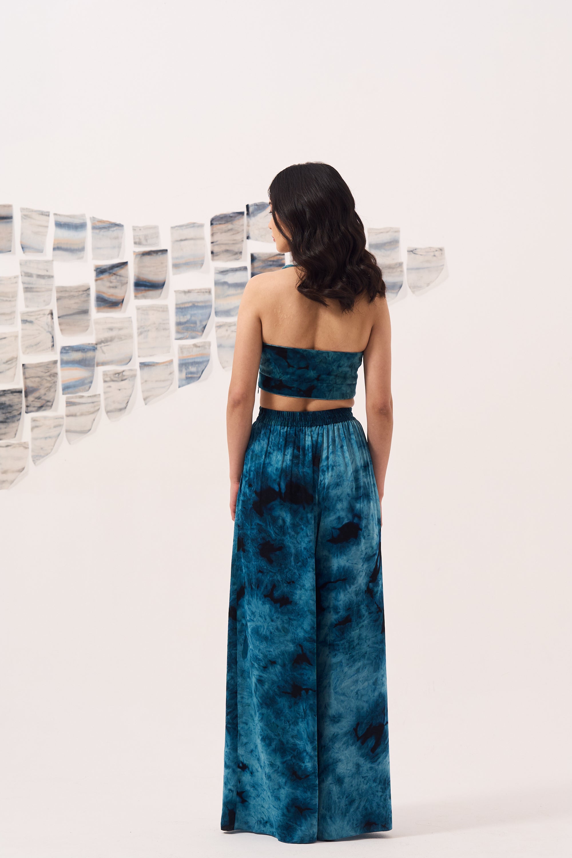 Halter Top with Plazo