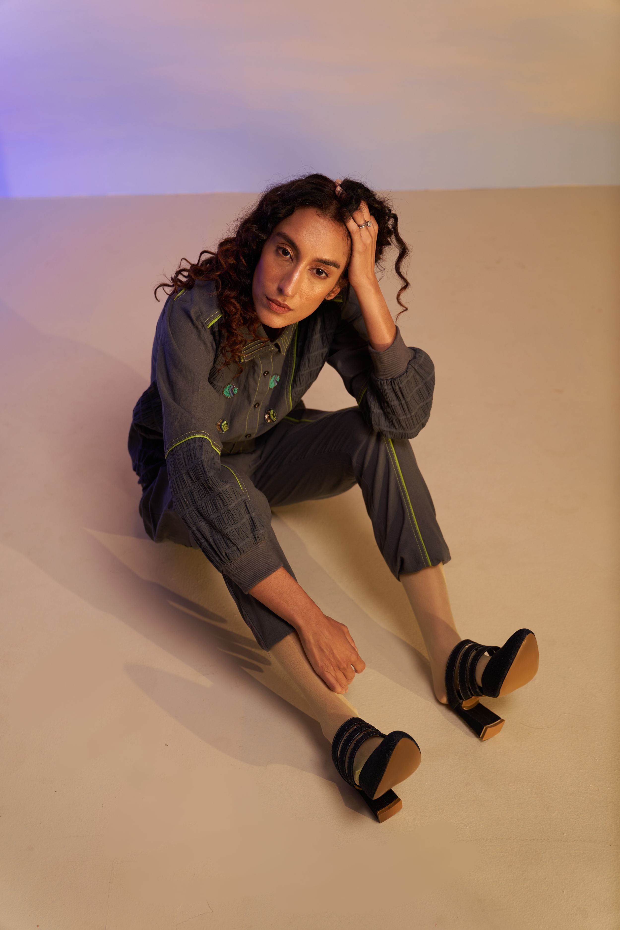 Strings flared trouser