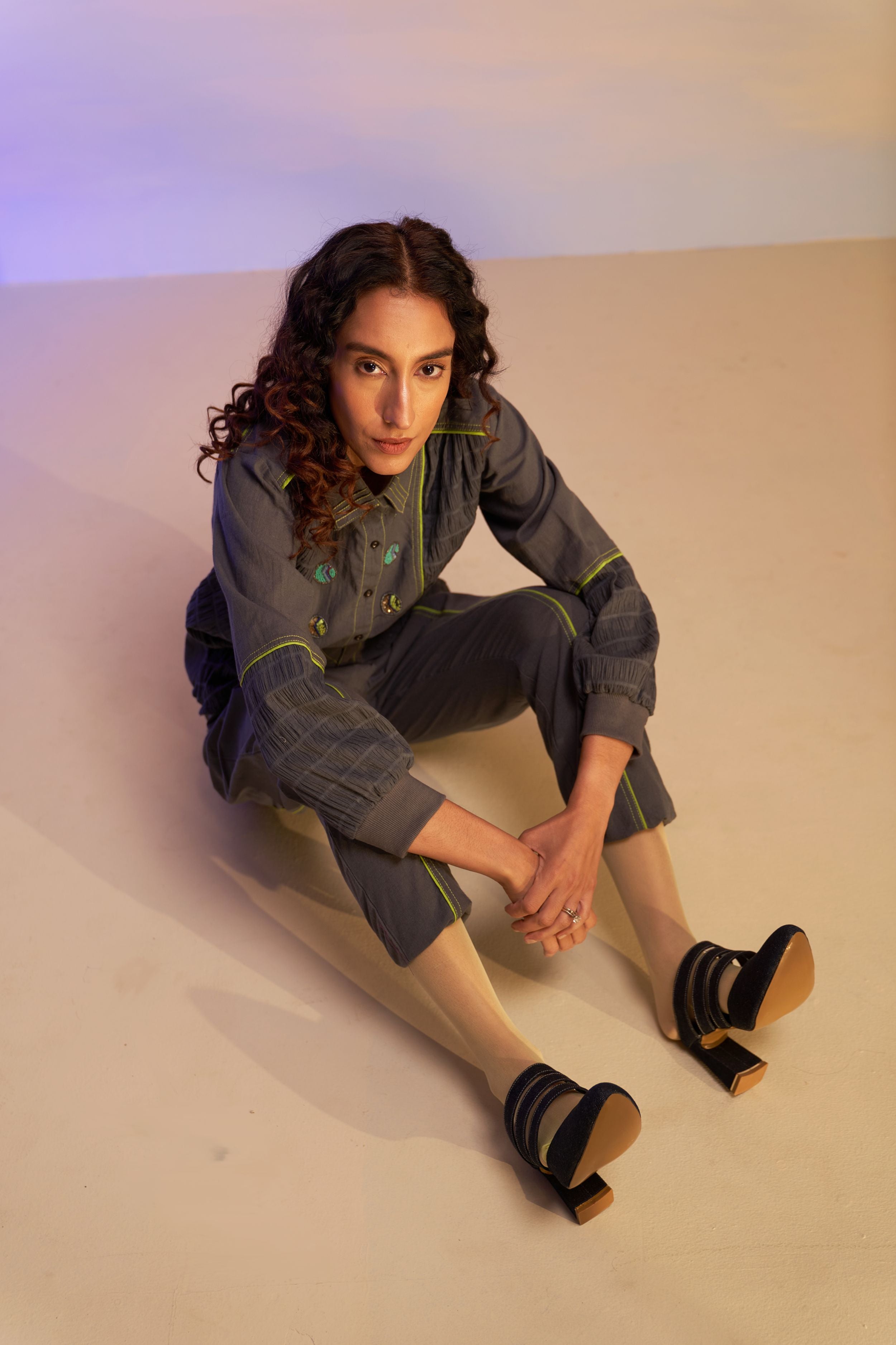 Strings flared trouser