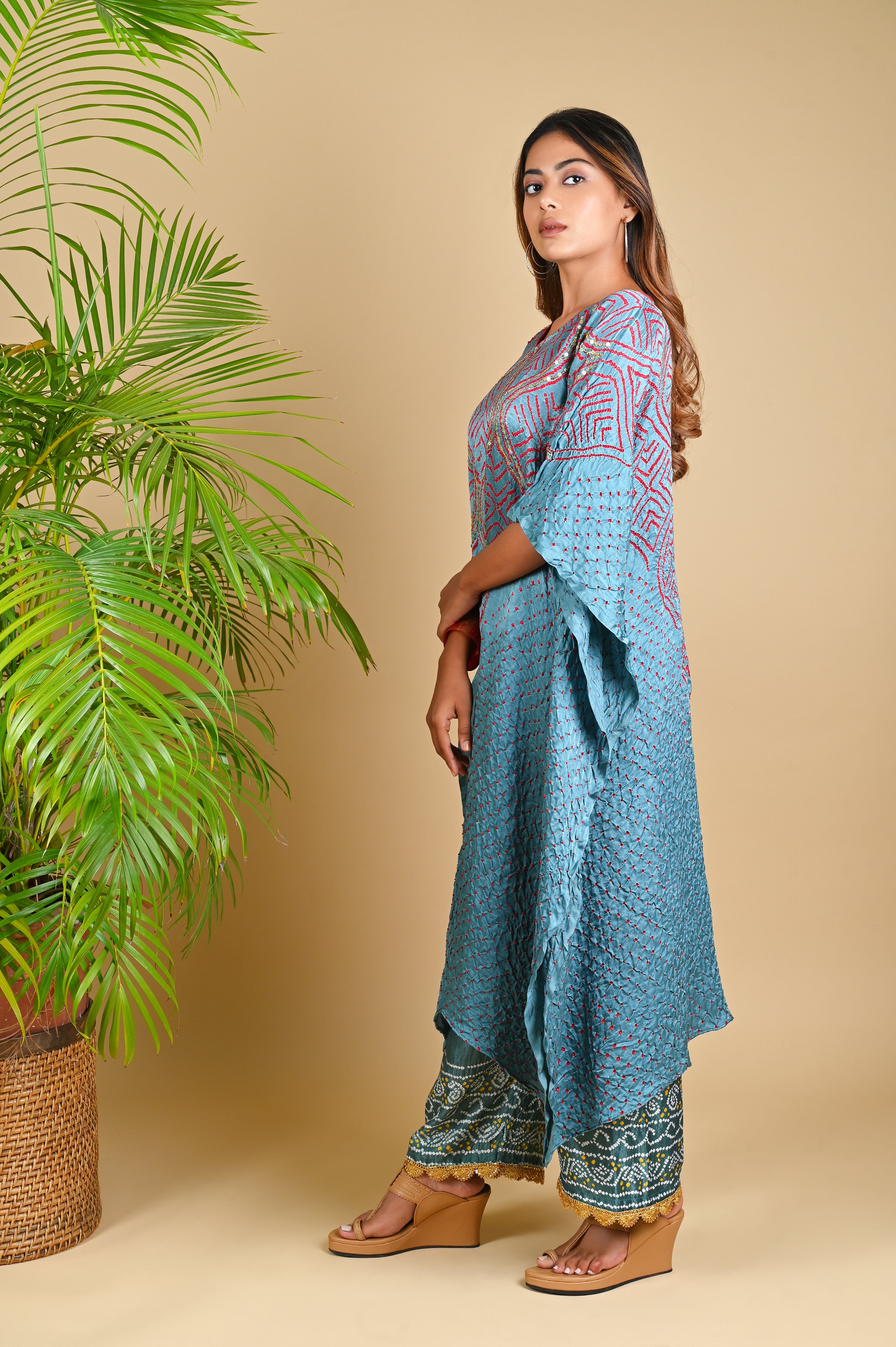 WAVE SEQUENCE KAFTAN