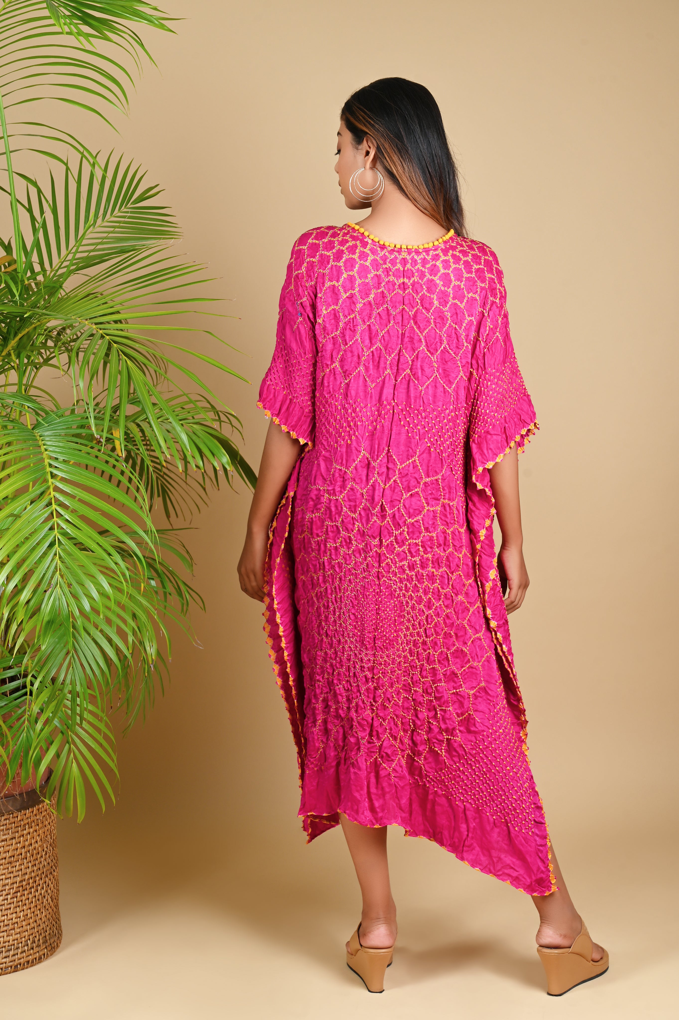 THREE FLOWERS KAFTAN