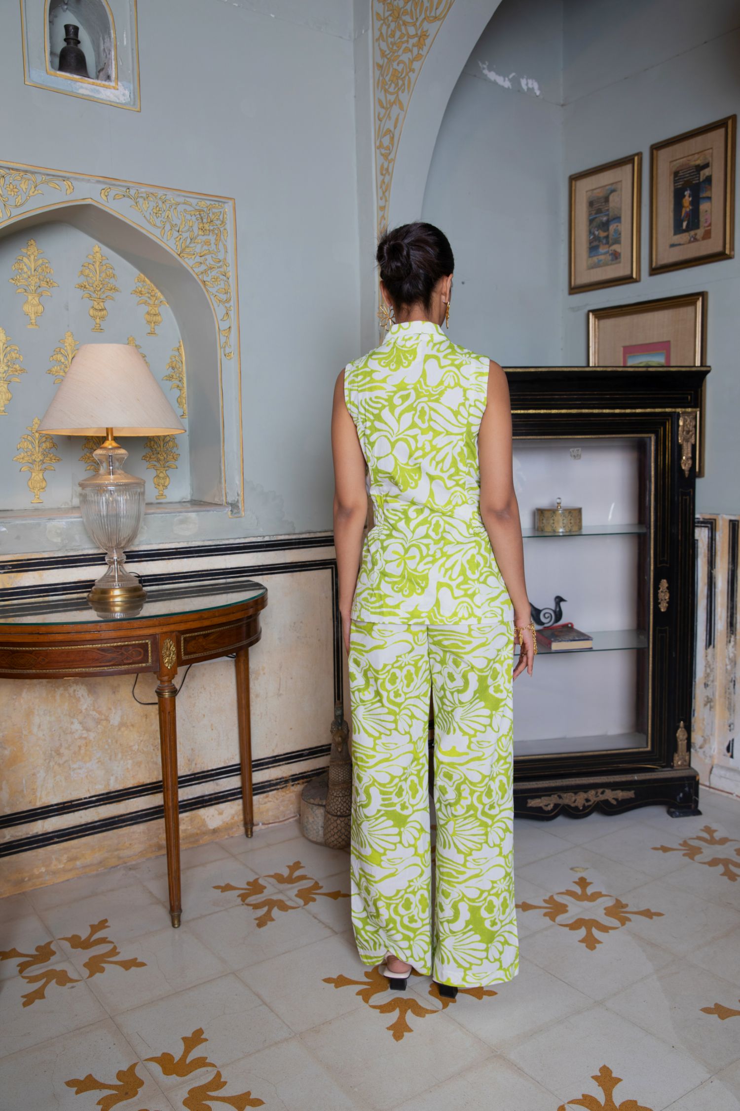 Out Of Office Co-ord Set In Carnation Print