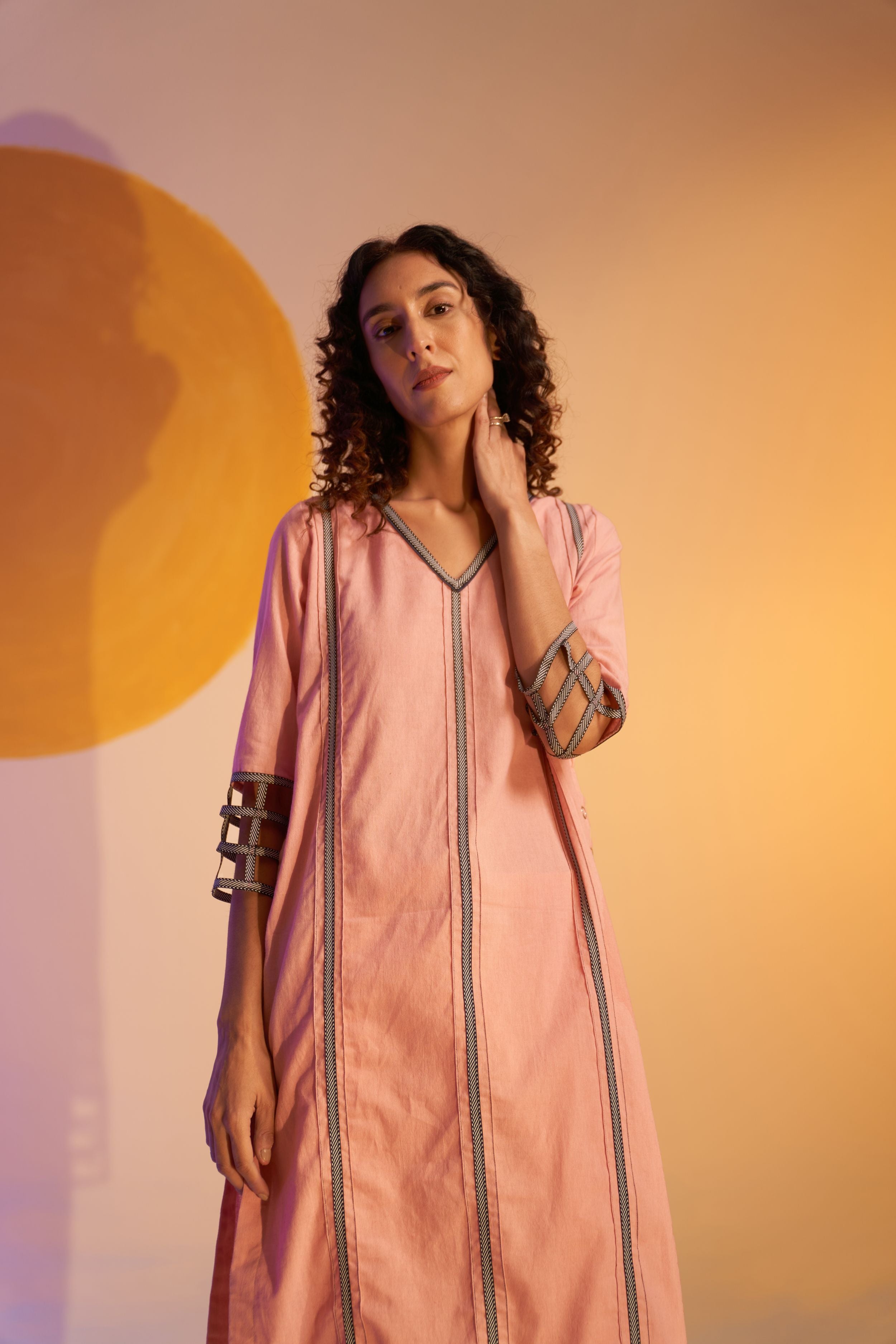 MAZE KURTA SET